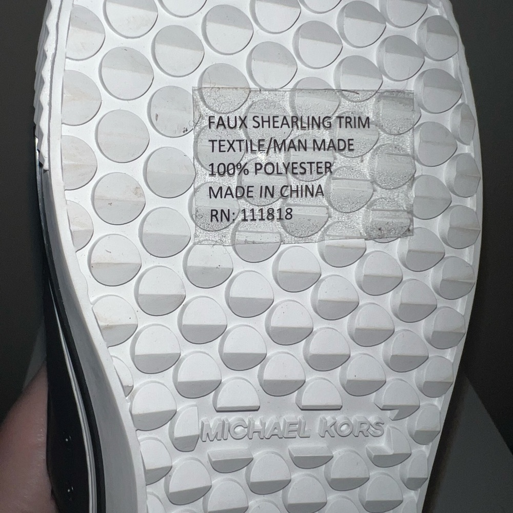 Men’s MICHAEL KORS Baxter Logo Quilted Nylon Sneaker Boots Shoes Sz 8.5 - Picture 11 of 14